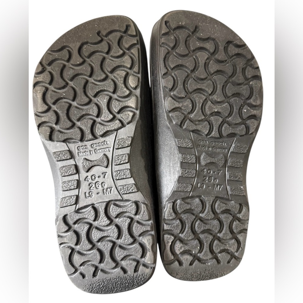 Birki's Birkenstock Unisex Clogs Black Size L 9 M 7 Great Condition! Slip On - Picture 3 of 4